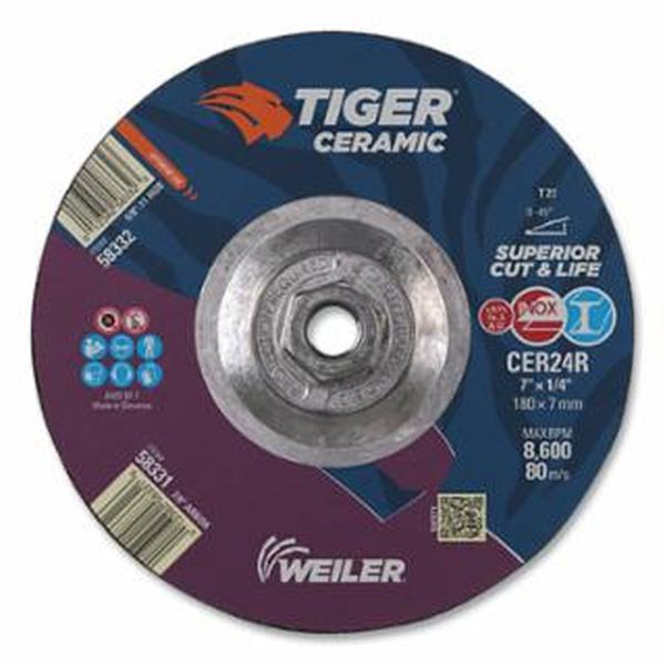 58332weiler-58332-gw7-x-14-x-5811-cer-t27-tiger-ceramic-grinding-wheels