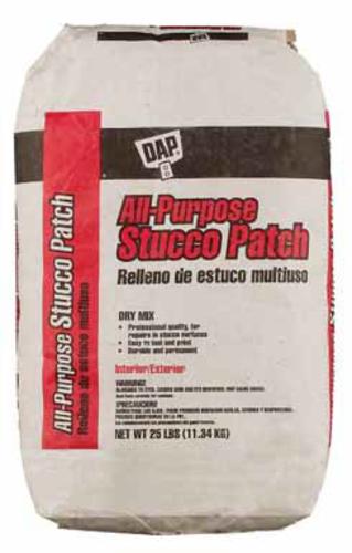 10502stucco-patch-interiorexterior-bagged-size-25-pounds-easy-to-mix-with-water-or-bonding-liquid-professional-quality-for-repair-large-holes-an-cracks-in-stucco-and-textured-surfaces-durable-and-permanent-easy-to-tool-and-pa