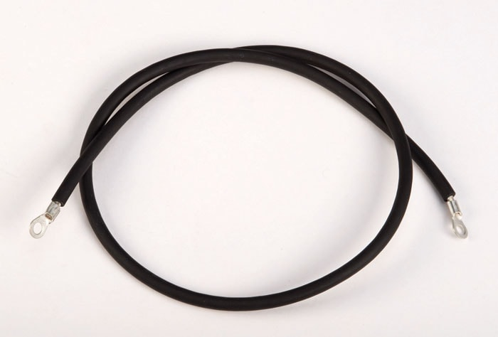 Antistatic Insulated Wire For Bonding/Grounding, With Dual 1/4-in Terminals, 3 feet.