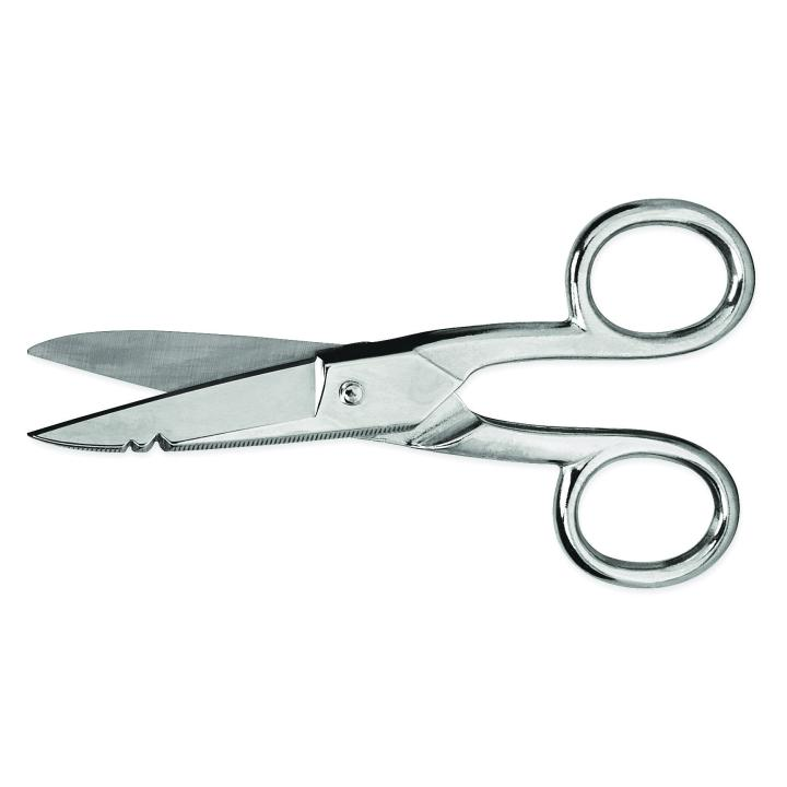 5-electrician-scissors-with-serrated-bottom-blade-carded-175e5v-crescent