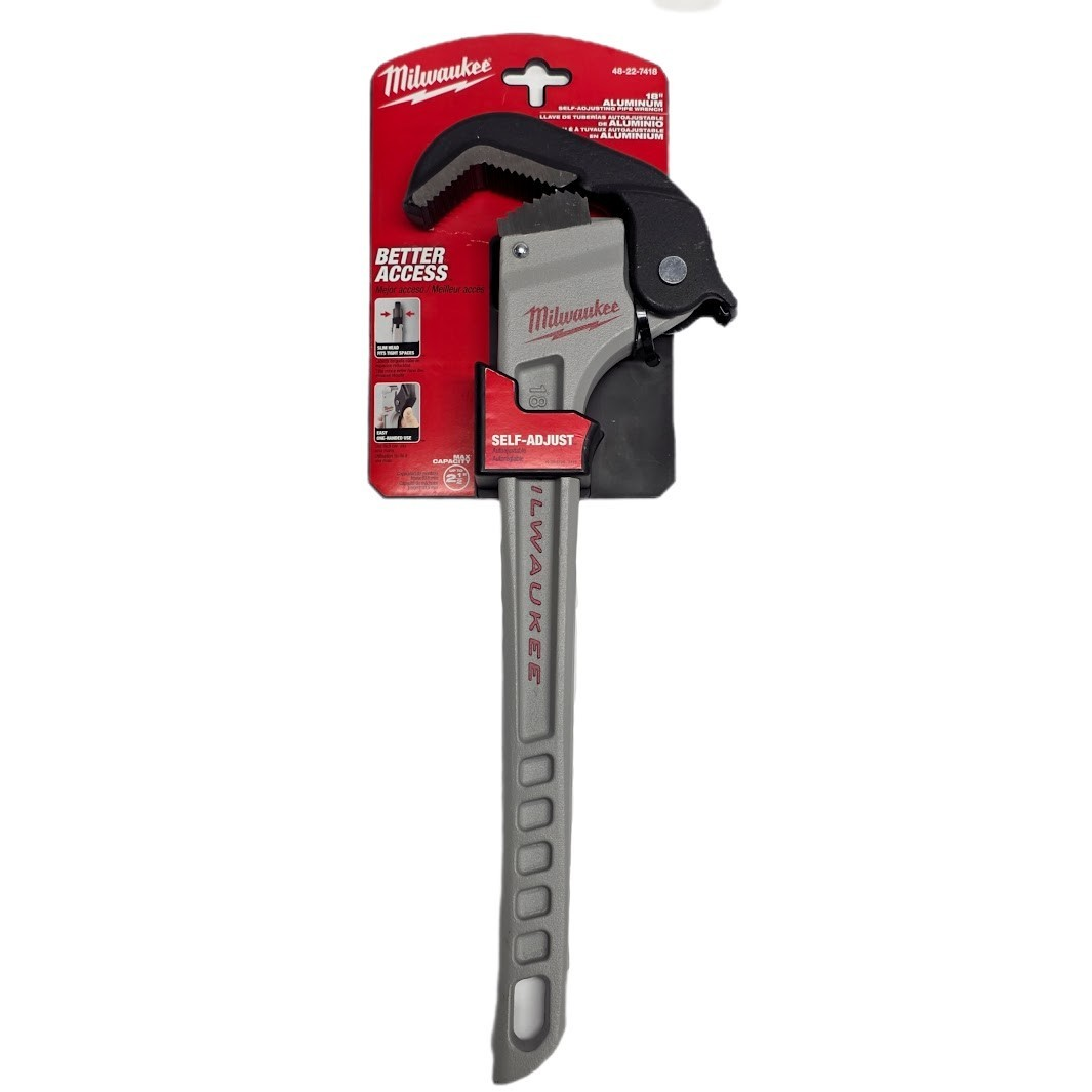 Milwaukee 48-22-7418 18" Aluminum Self-Adjusting Pipe Wrench