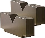 a136set-of-two-vblocks-for-use-with-10ton-hframe-presses-for-positioning-pipes-and-barssteel-for-strength-and-durabilityserves-as-convenient-worktable