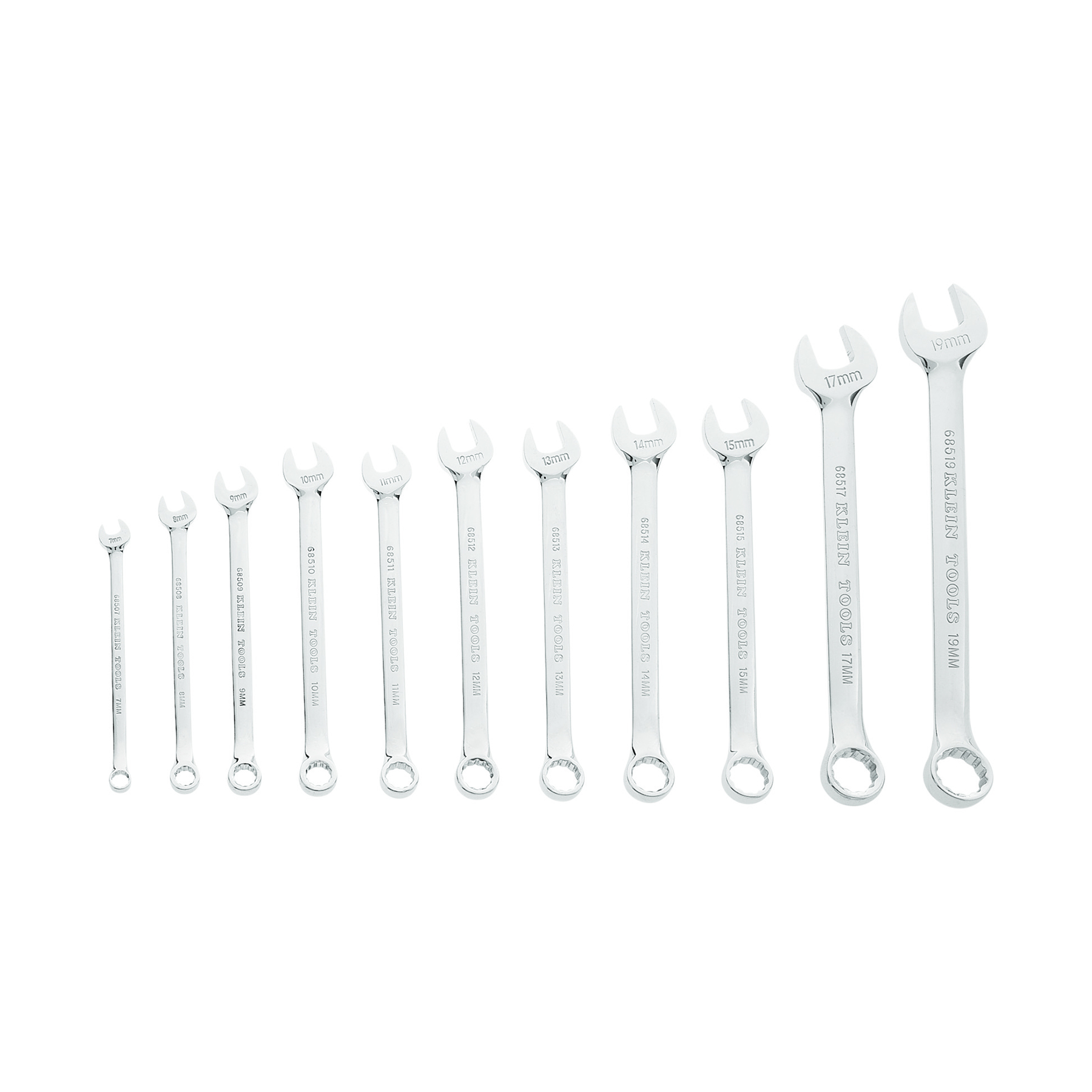 Metric Combination Wrench Set, 11-Piece
