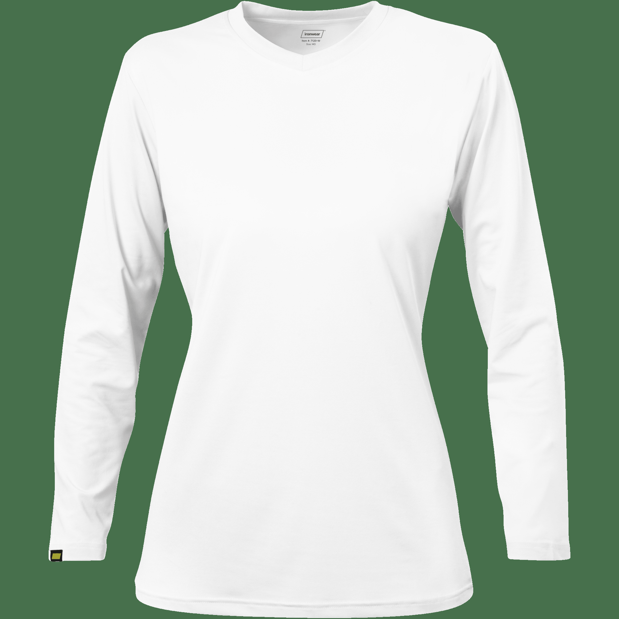 elastex-womens-breathable-v-neck-long-sleeve-t-shirt-7120-w-00-xs-ironwear