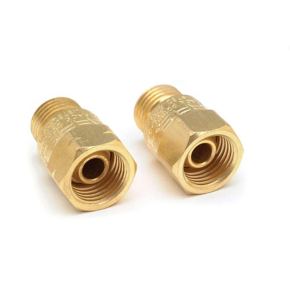 4300162flow-check-valve-mounting-location-torch-compatible-gas-type-oxygen-inlet-connection-size-916-in18-inlet-cga-number-fuel-cga-023-inlet-cga-number-oxygen-cga-022-hose-fitting-size-b-body-material-brass-inlet-connection-
