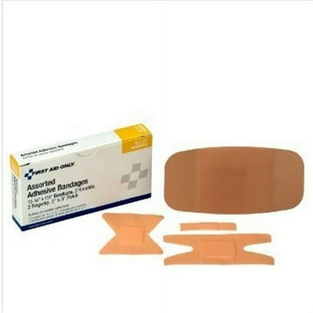 90135first-aid-only-plastic-adhesive-strips-ideal-for-minor-cuts-abrasions-and-puncture-wounds-single-use-packaging-ensures-germ-free-use-every-time-not-made-with-natural-rubber-latex-pack-of-1