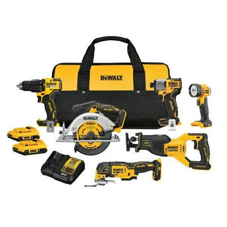 dck628d2this-20v-max-brushless-6tool-combo-kit-includes-one-12-in-hammer-drilldriver-14-in-impact-driver-612-in-circular-saw-xr-reciprocating-saw-xr-oscillating-multitool-led-work-light-charger-contractor-bag-and-two-20v-max-