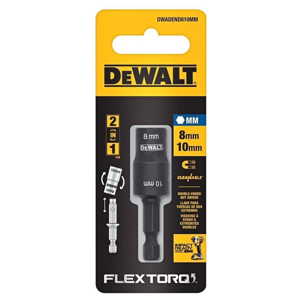 dwadend810mmpdewalt-8mm-plus-10mm-doubleendeddetachable-nut-driver-the-flextorq-double-ended-detachable-nut-drivers-offer-exceptional-performance-and-versatility-for-extremetorque-applications-the-detachable-sockets-allow-for