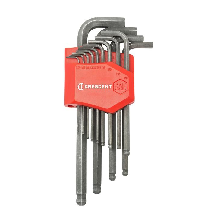 13-piece-long-ball-end-sae-hex-key-set-chklaball13-crescent