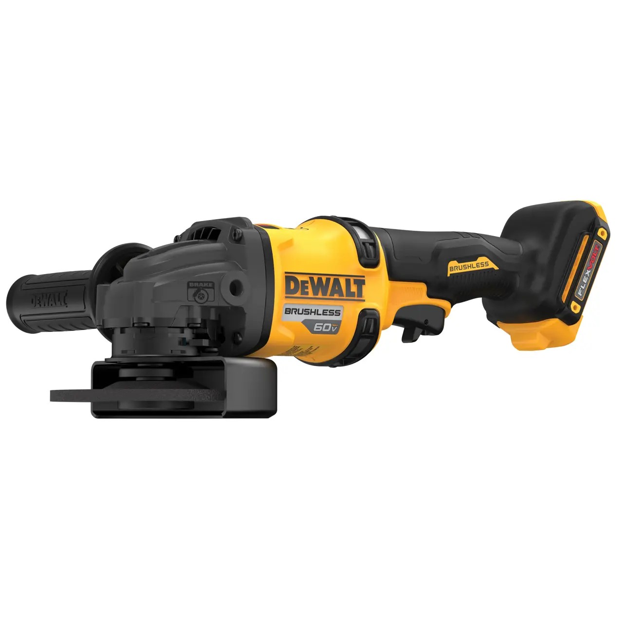 DeWalt 60V MAX* Brushless Cordless 4-1/2-in. - 6-in. Grinder with KICKBACK BRAKE (Tool Only)