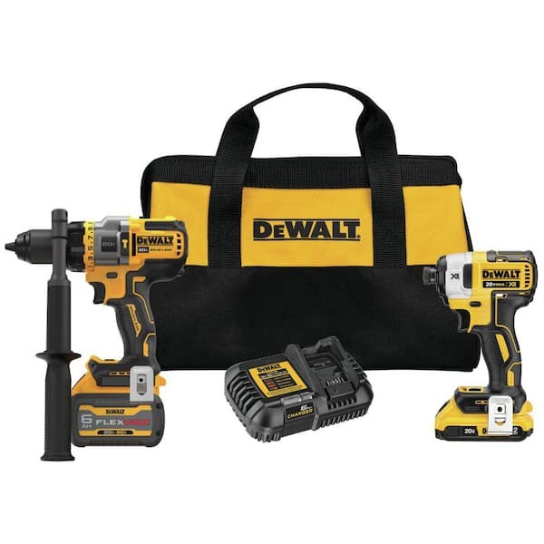 DEWALT PREMIUM 2-KIT HAMMER DRILL AND IMPACT DRIVER COMBO KIT