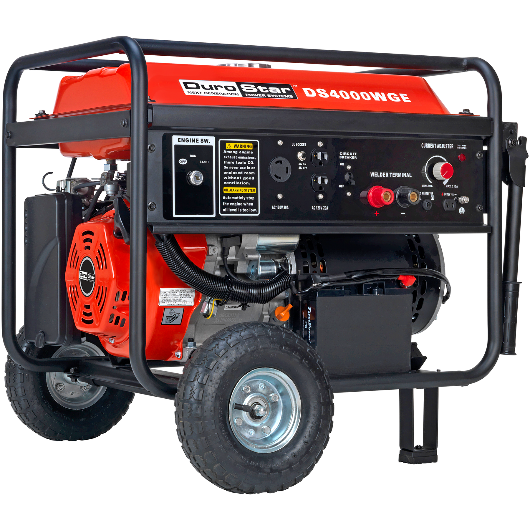 DuroStar
210-Amp Gasoline Portable Welding Generator