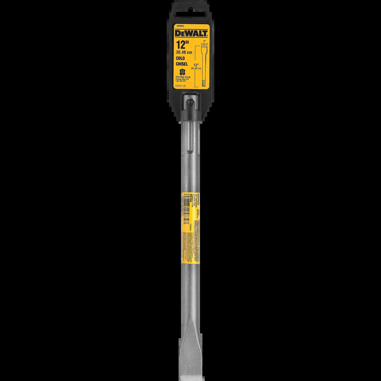DeWalt 1-in. x 12-in. (25mm x 305mm) SDS MAX Cold Chisel Shank