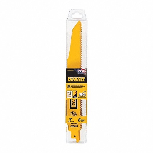 DEWALT DEMOLITION BIMETAL RECIPROCATING SAW BLADES