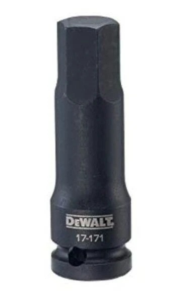 DEWALT Impact Socket, Hex Bit, Mm, 1/2-Inch Drive, 17Mm
