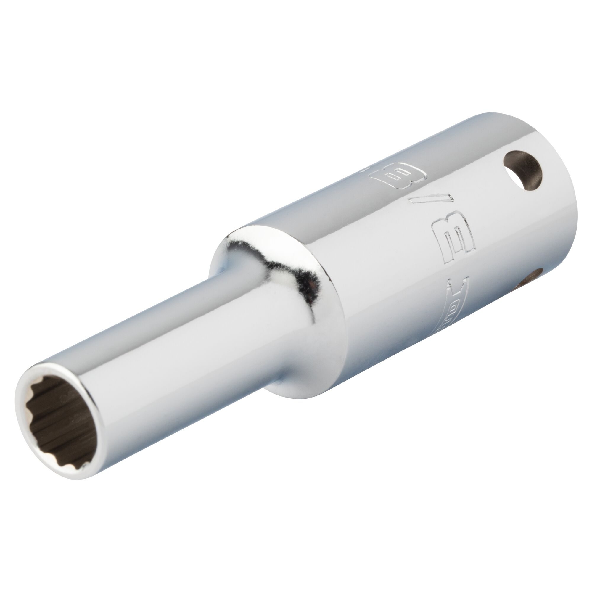 1/2 in. Drive 3/8 in. 12-Point Tethered Deep Socket