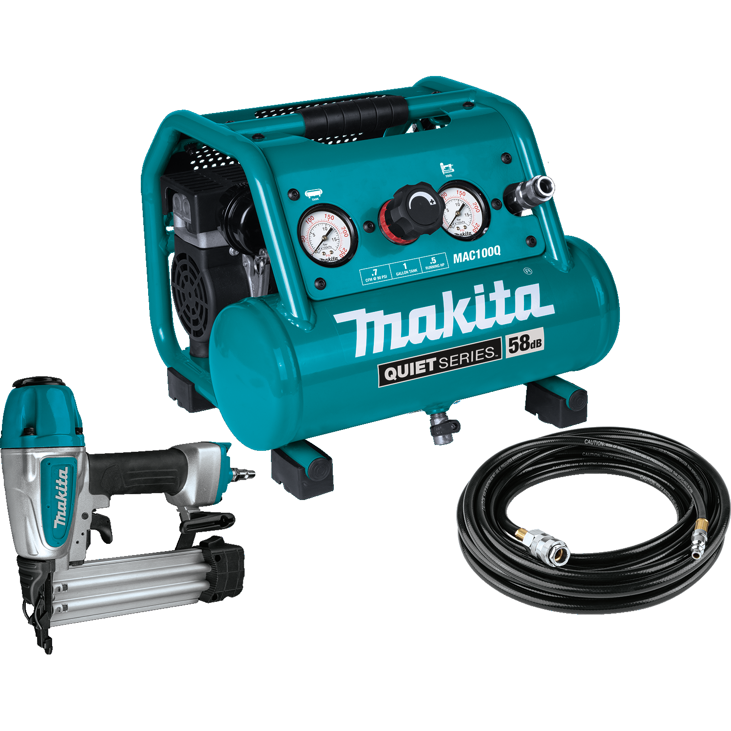 quiet-series-12-hp-1-gallon-compact-oilfree-electric-air-compressor-and-18-gauge-brad-nailer-combo-kit-mac100qk1-makita