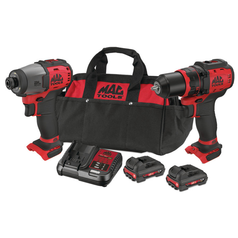 12V MAX* 1/4" Brushless Impact Driver and 3/8" Drill / Driver Combo Kit