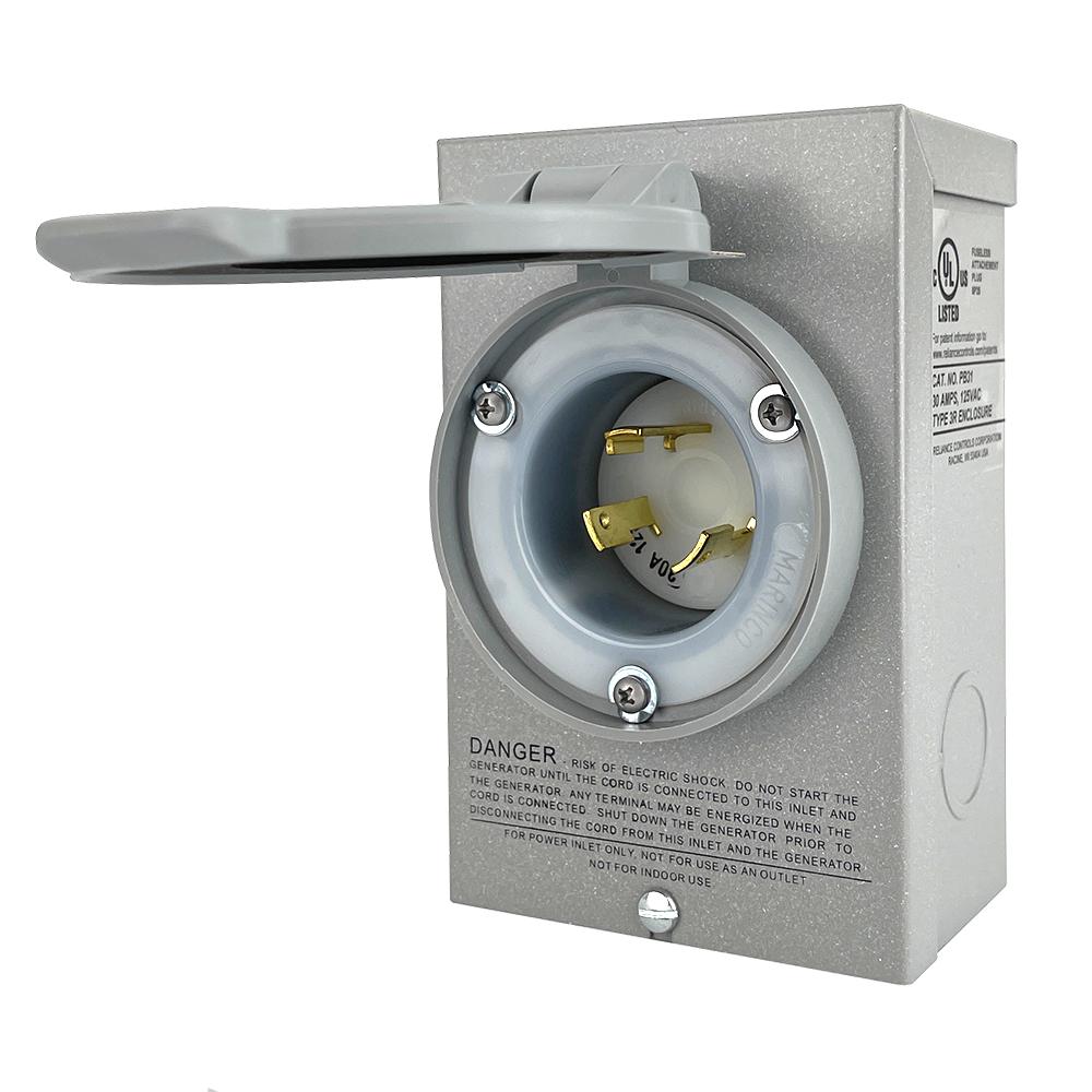 pb31reliance-pb31-3750watt-120v-protran-generator-nema-3r-outdoor-power-inlet-box
