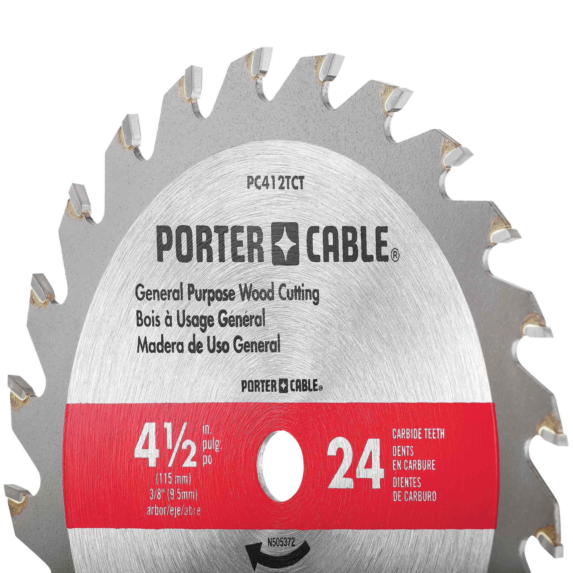 PORTER CABLE 4-1/2" 24T Saw Blade 10mm arbor