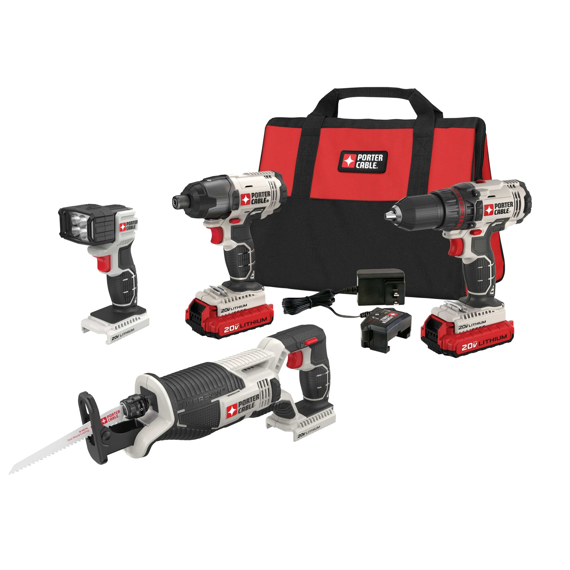 20V MAX* Cordless 4-Tool Combo Kit