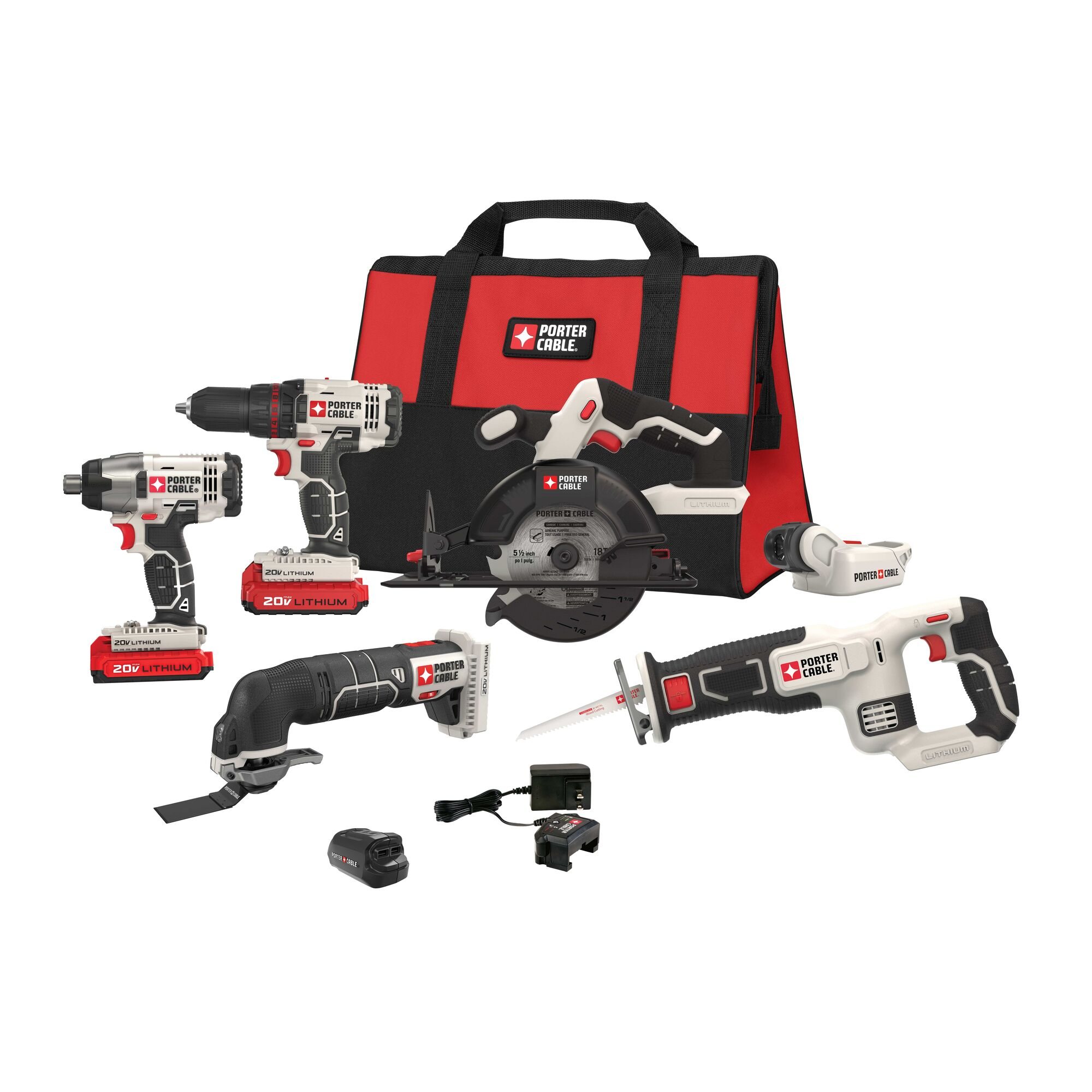 20V MAX* Cordless 6-Tool Combo Kit
