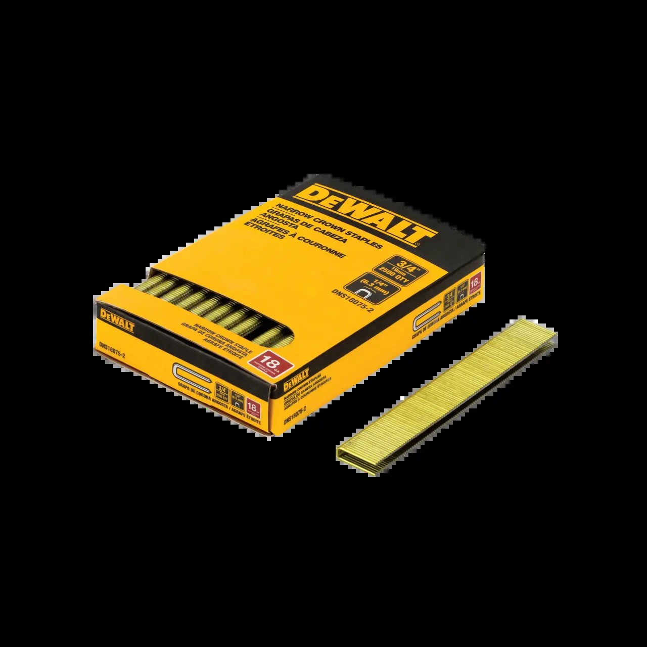 DeWalt 18GA 3/4" CROWN