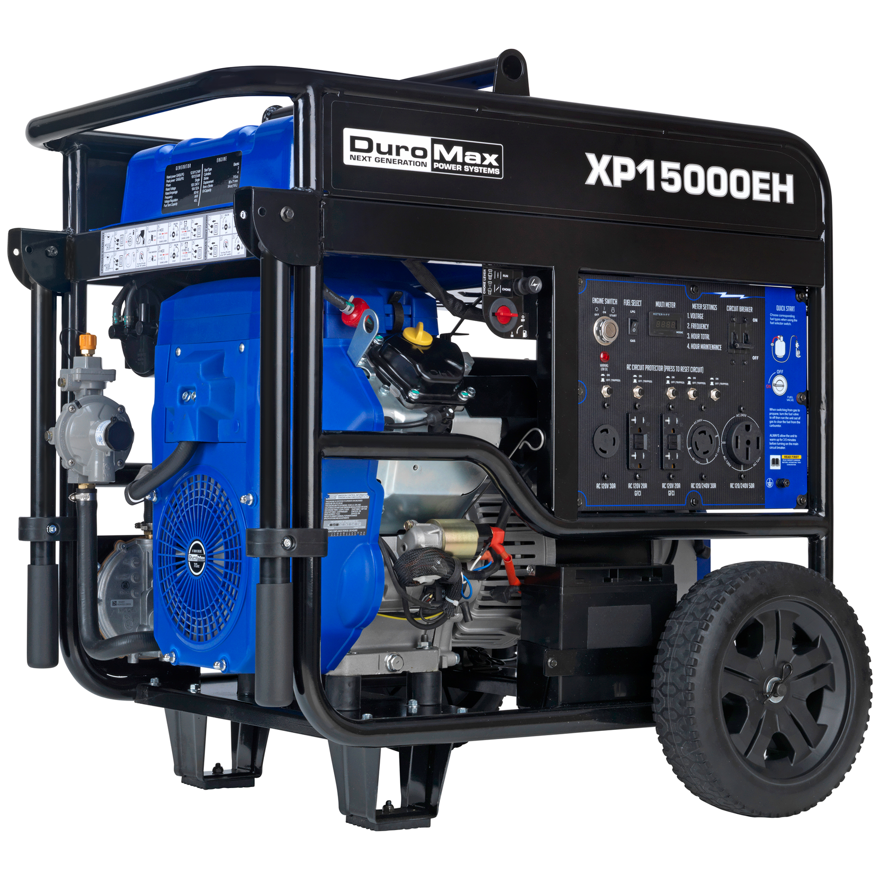 DuroMax
15,000 Watt Dual Fuel Portable Generator