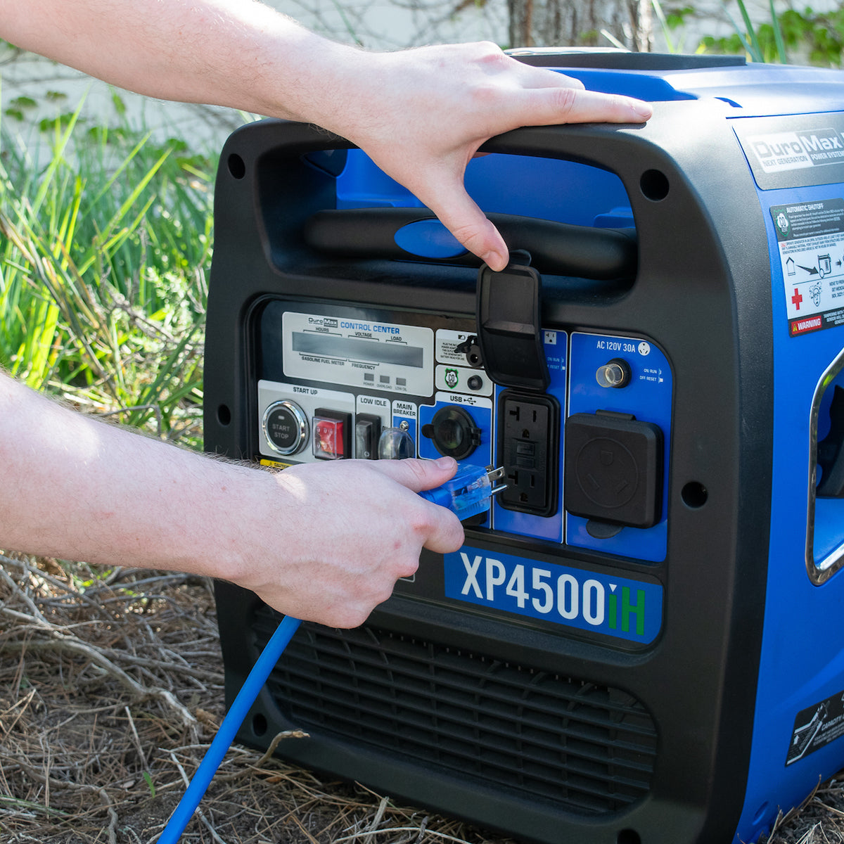 duromax-xpx10025c-heavy-duty-sjeoow-25-foot-10-gauge-blue-triple-tap-extension-power-cord-xpx10025c-duromax