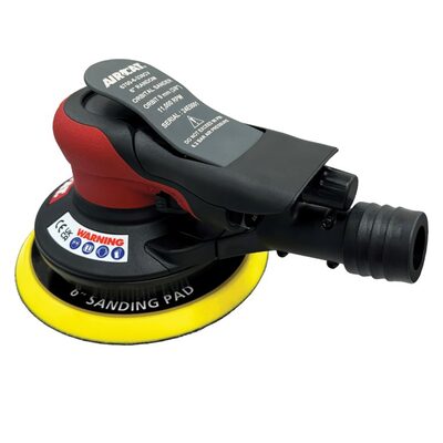 AirCat 6 Inch Composite 3/8 Inch Orbital Central Vacuum Palm Sander