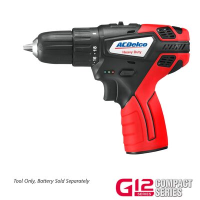 ACDelco ACDelco ARD12119T G12 Series 12V Cordless Li-ion 3/8"? 265 In-lbs. Compact Drill Driver - Bare Tool Only