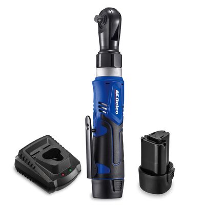 ACDelco ACDelco ARW1209-P2 G12 Series 12V Li-ion Cordless 3/8"? 45 ft-lbs. Ratchet Wrench Tool Kit with 2 Batteries