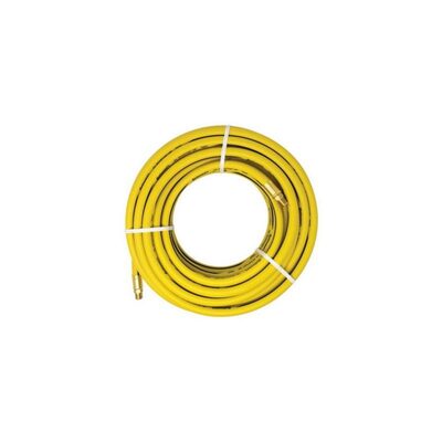 AES Industries Continental 7368 Air Hose, 3/8 in ID, 50 ft, 1/4 in MNPT, 250 psi, Rubber, Yellow