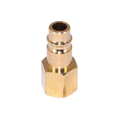 AES Industries 846 High Flow Air Fitting, 3/8 x 1/4 in, FNPT, Brass