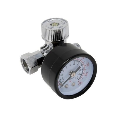 AES Industries 882 Quick Adjust Air Regulator with Gauge, 1/4 in MNPT Inlet, 1/4 in FNPT Outlet, 160 psi