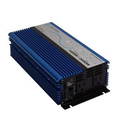 Aims Power 1000 Watt Pure Sine Power Inverter with USB Port and Remote Port