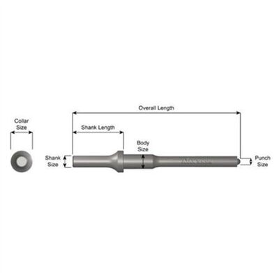 Ajax Tool Works #10 Roll Pin Driver, 3/8"