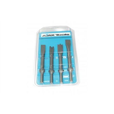 Ajax Tool Works 4 PC PNEUMATIC CHISEL SET