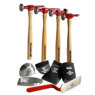 ALC Keysco 10Pc Aluminum Hammer And Dolly Set