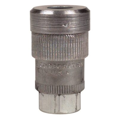 Alemite Standard Duty Quick-Detach Air Coupler, 1/4 NPTF
