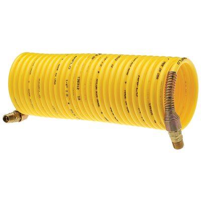 Amflo Standard Recoil Hose, 1/4 in. x 25 ft., Yellow, Di