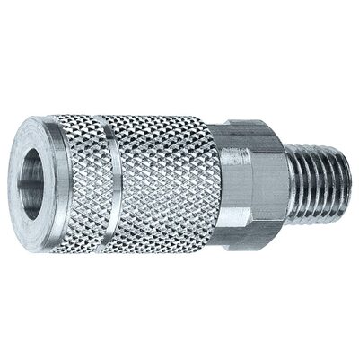 Amflo 3/8 " Coupler with 3/8 Male thread Automotive T Style- Pack of 10