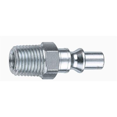 Amflo 1/4" Coupler Plug with 1/4" Male threads ARO Style- Pack of 10