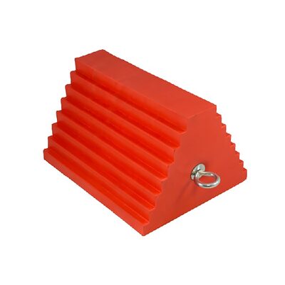 AME URETHANE WHEEL CHOCK ORANGE