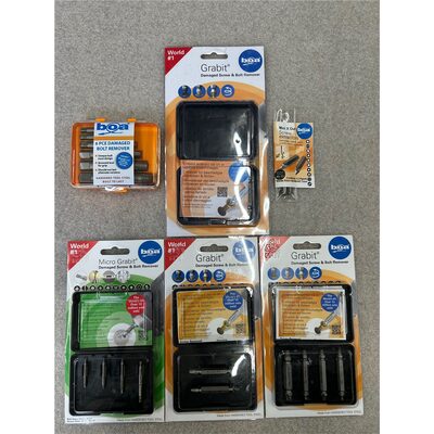 BOA BOA 6 PC BUNDLE - 1 EACH OF SCREW EXTRACTOR SETS