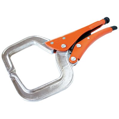 Anglo American Grip-On 12" C-Clamp with Aluminum Jaws (Epoxy)