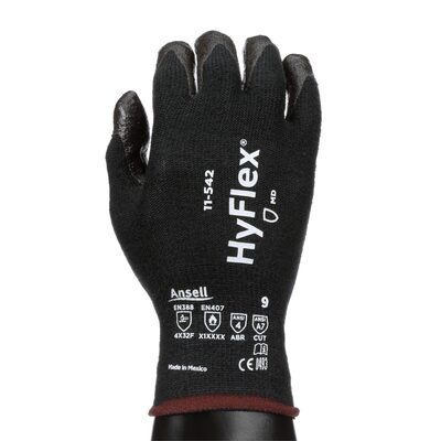 Ansell GLOVE HYFLEX 11-542 HIGH CUT SZ 9 12/PK