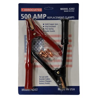 Associated CLAMPS BATTERY 500AMP COPPER VINYL INSULATION