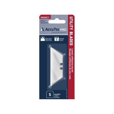 AccuTec Pro AccuTec Pro Utility Blade .024 HD 1074 2-Notch 5BL/CD (10CD/CT, 10CT/CA)