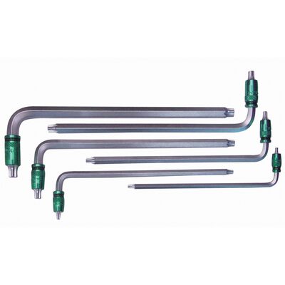 Astro Pneumatic 6pc 2-in1 Int.Torx/Ext.Hex Key Wrench Set